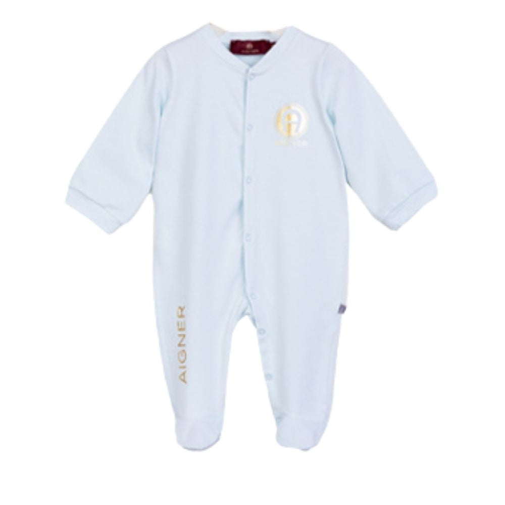 Aigner Onesie Pale Blue