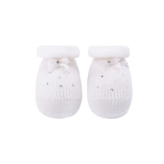 Il Trenino Baby Booties White