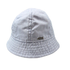 Il Trenino Baby Hat Checked Light Blue