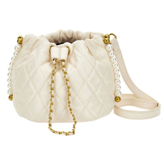 Monnalisa Bag Quilted Off White