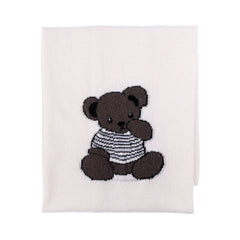 Il Trenino Baby Blanket Teddy White