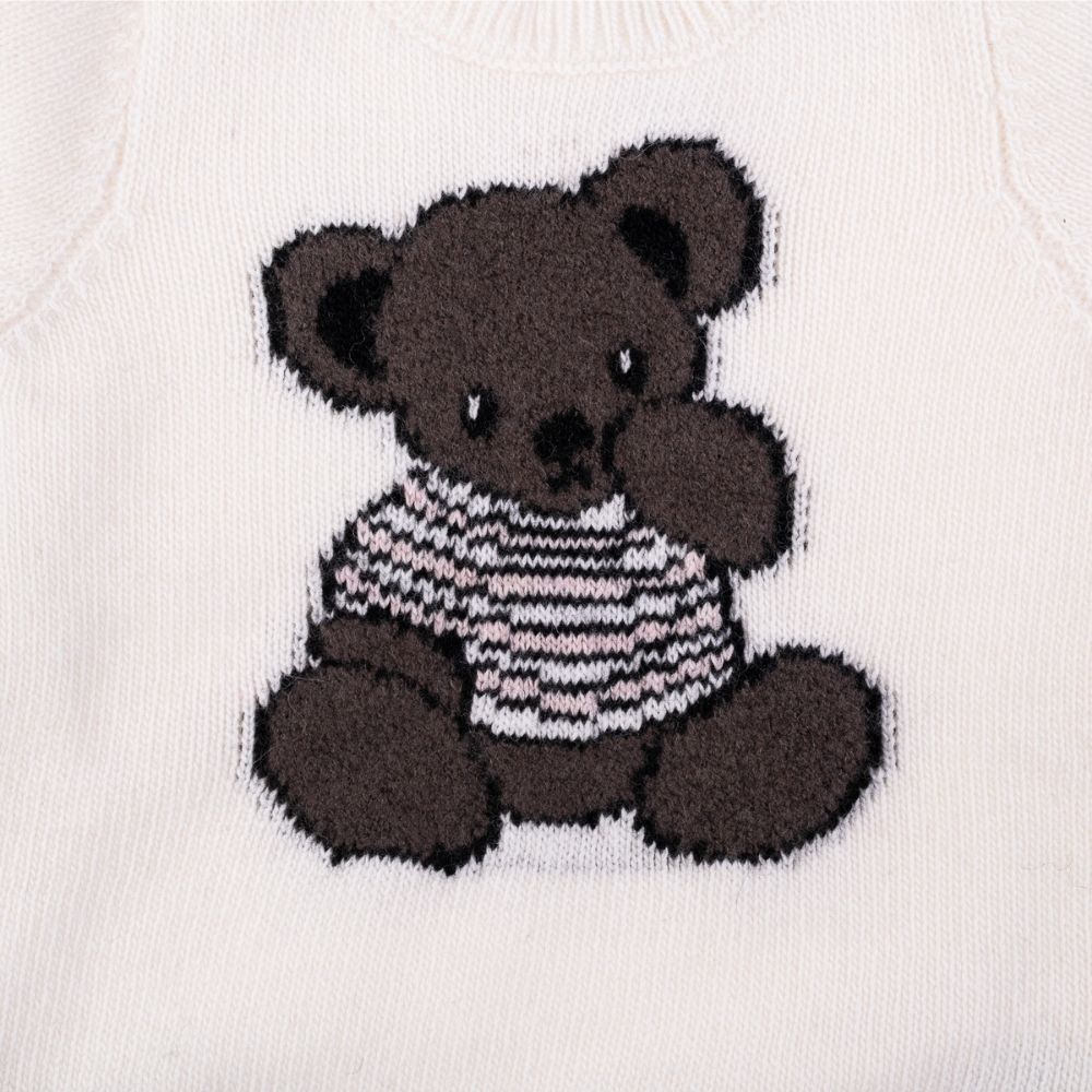 Il Trenino Jumper Teddy White