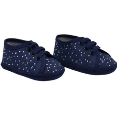 Il Trenino Baby Shoes Demin With Little Diamonds