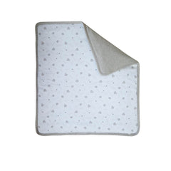 La Perla Baby Blanket Beige & Pale Blue