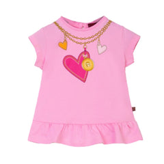 Aigner T-Shirt With Hearts Pink