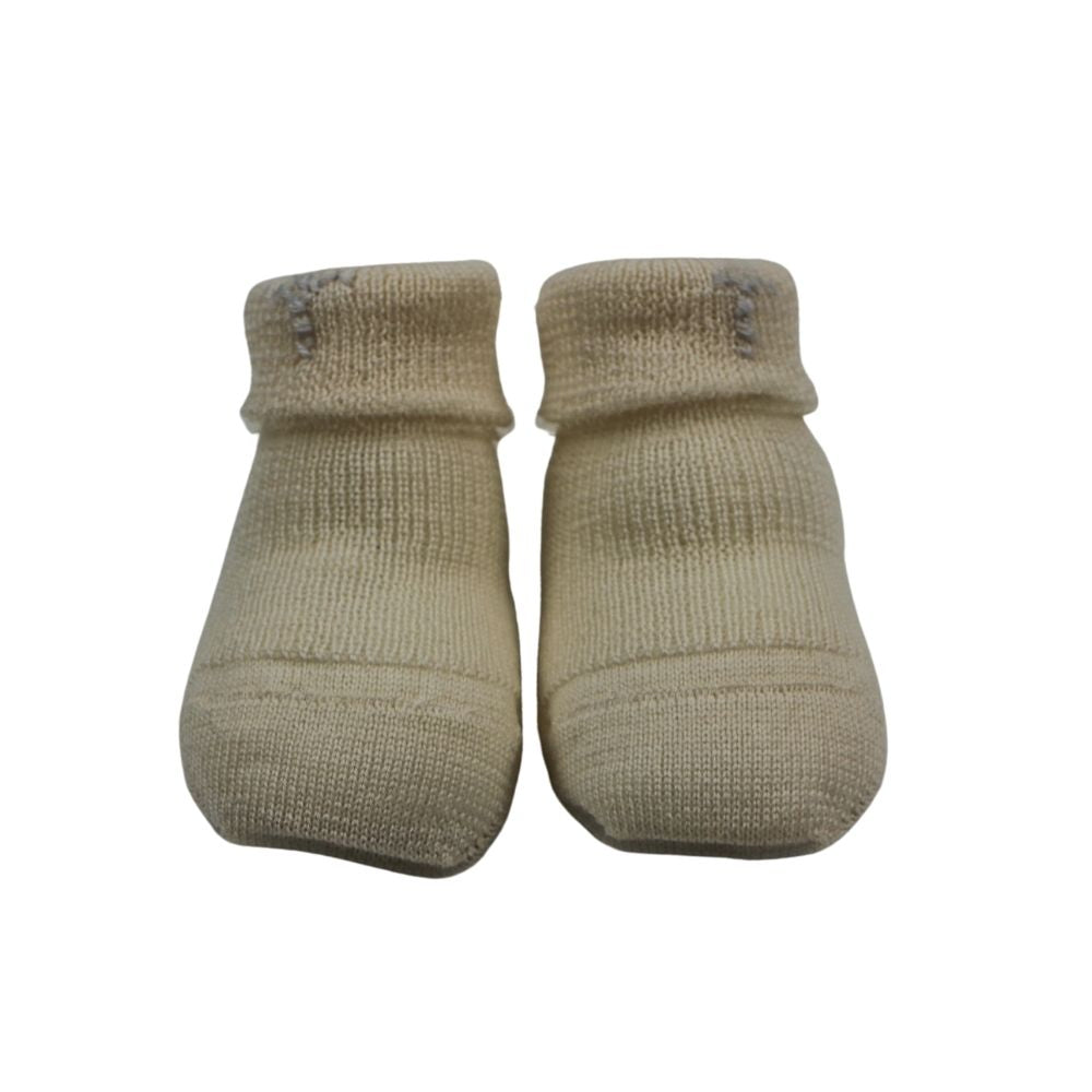 Il Trenino Baby Booties Beige