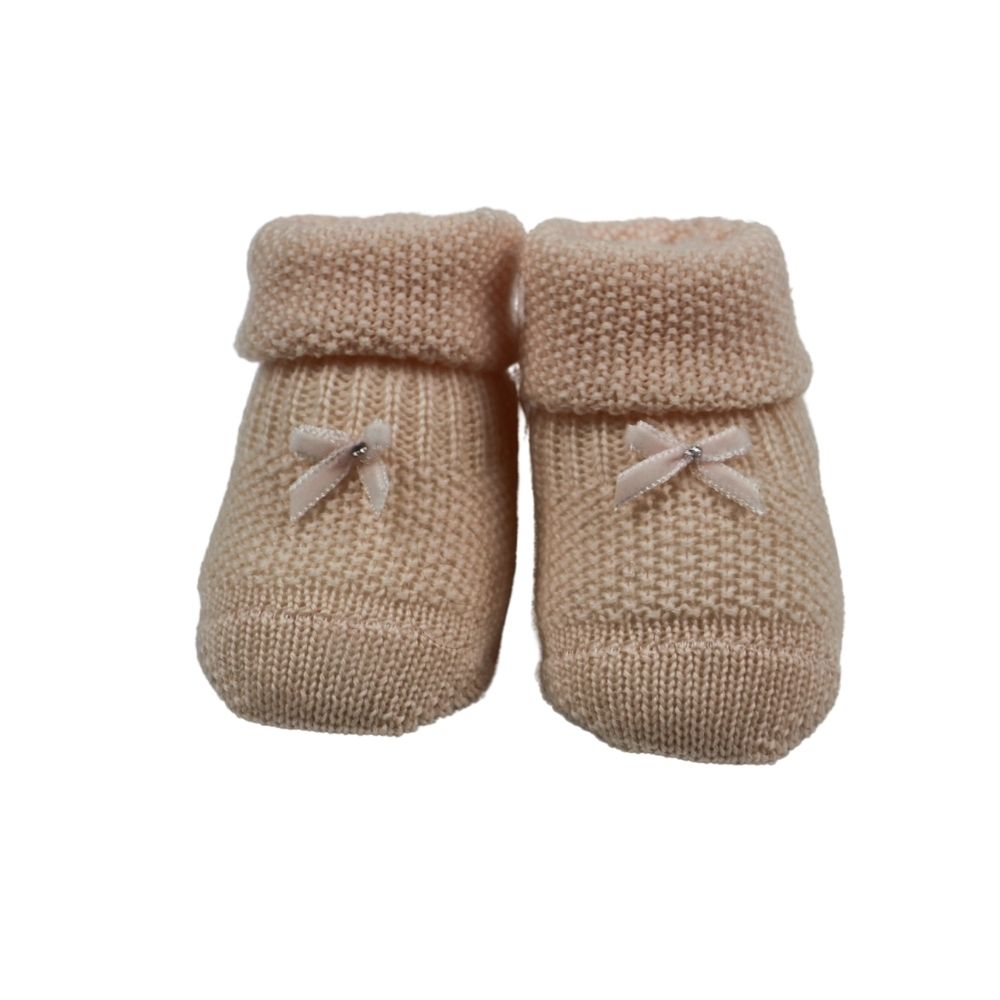 Il Trenino Baby Booties Pink