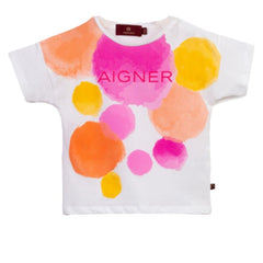 Aigner T-Shirt Watercolour White