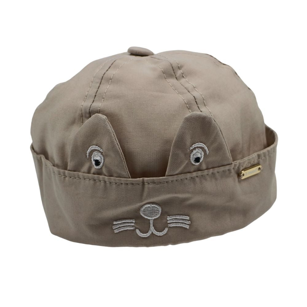 Il Trenino Baby Hat Puppy Face Beige