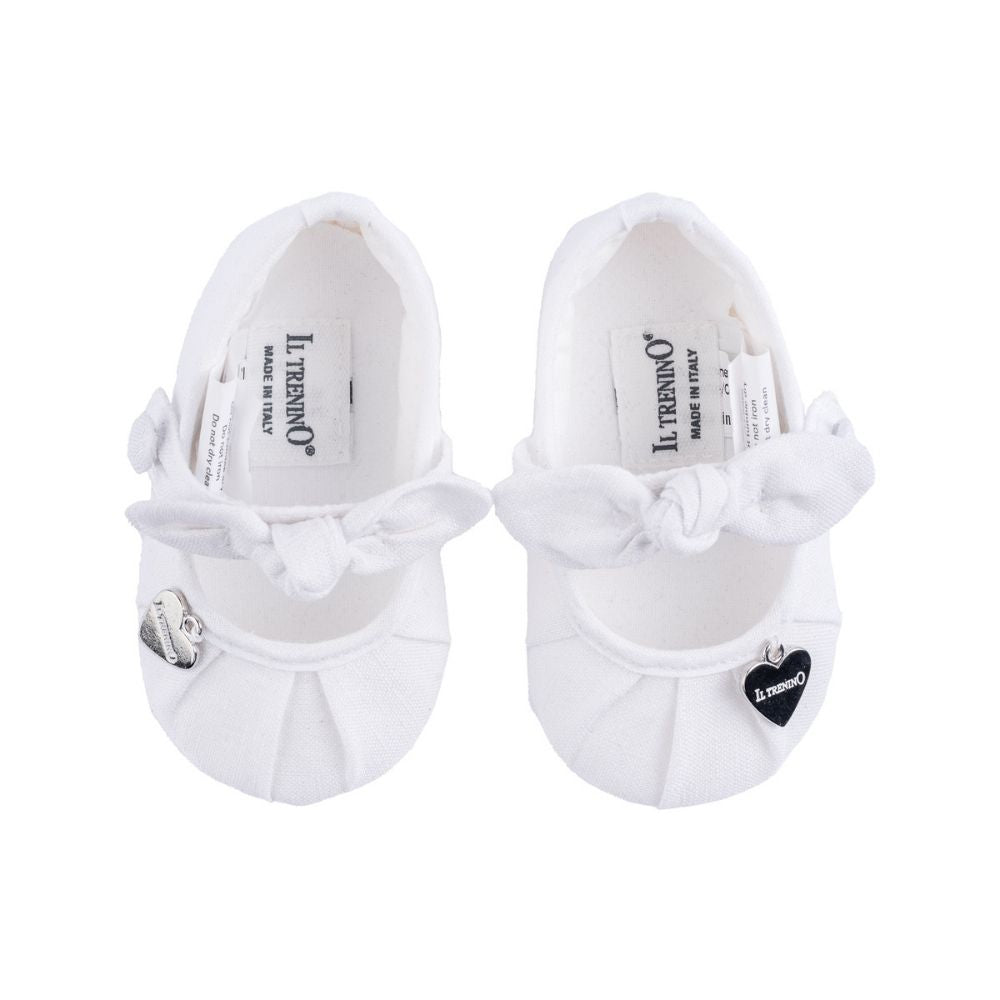 Il Trenino Baby Shoes Lace White