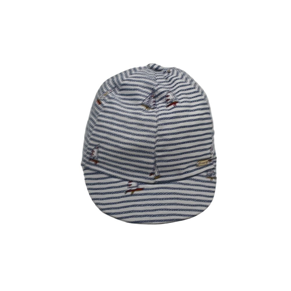 Il Trenino Baby Hat Stripes With Boats