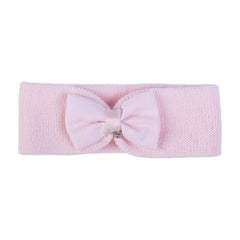 Il Trenino Baby Headband With Pink Bow