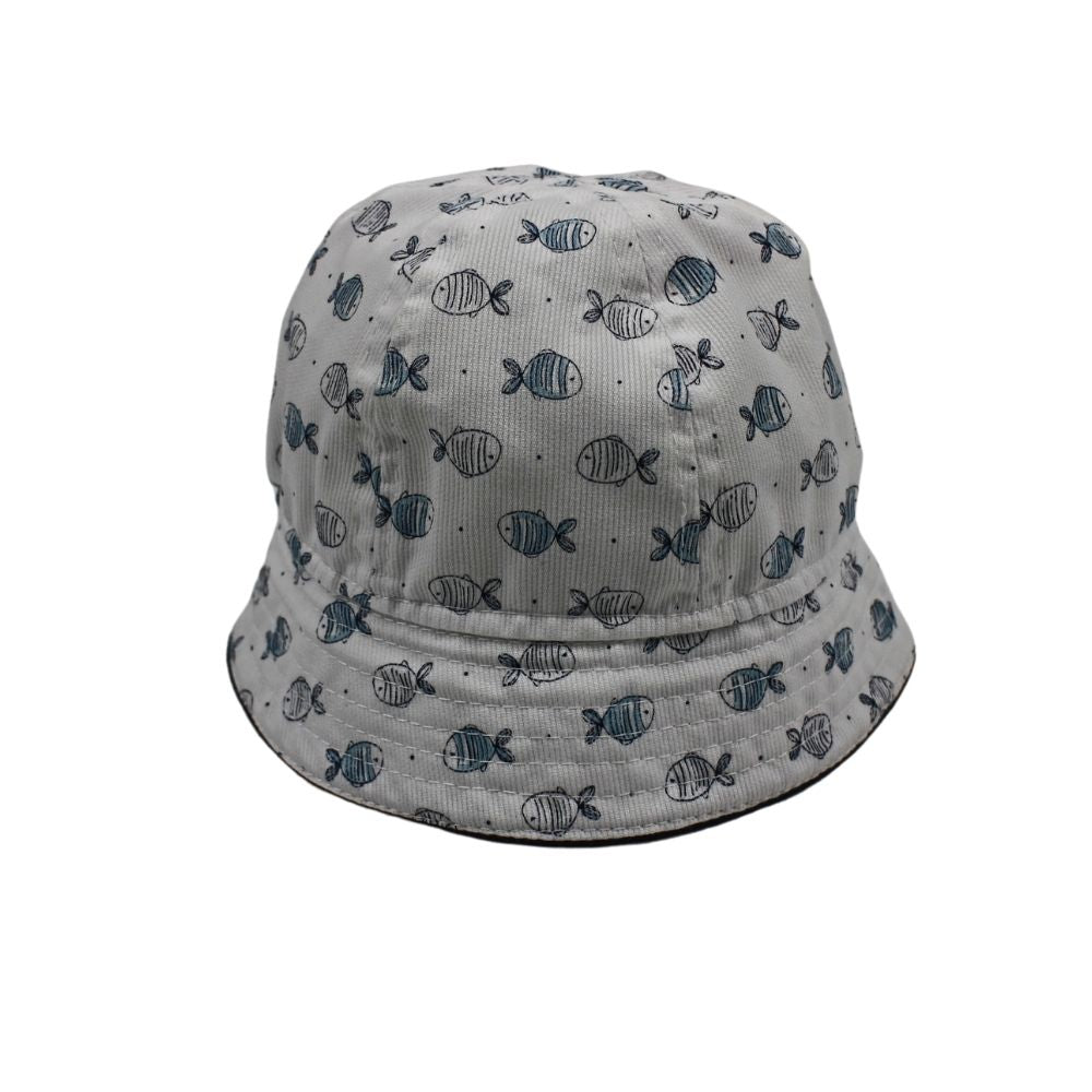 Il Trenino Baby Hat Blue Fish