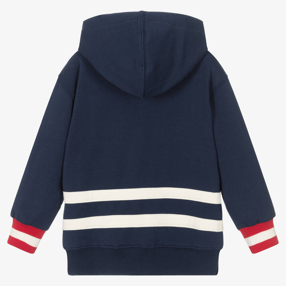 Monnalisa Navy Zip Hoodie