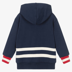 Monnalisa Navy Zip Hoodie